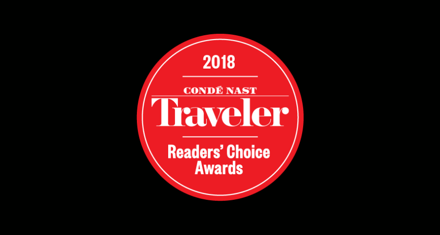 Conde Nast Traveler Best Awards 2018